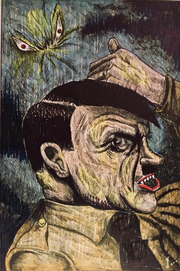 Una grottesca immagine di Adolf Hitler. Igor Belansky la presenta in Fotogallery